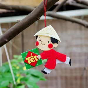 Móc Treo Trang Trí Ngày Tết "VẠN niềm may mắn vạn niềm vui"